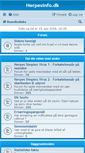 Mobile Screenshot of herpesinfo.dk